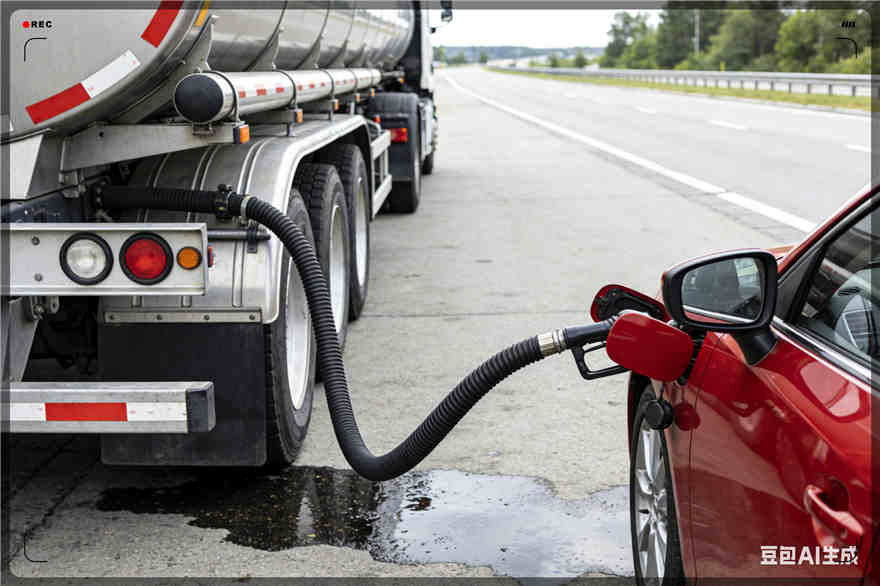 永川区汽车救援送水案例